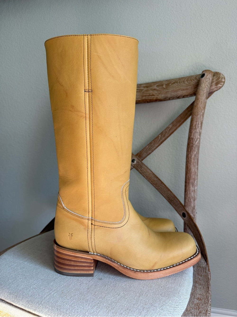 Frye Campus 14L Boots banana - Picture 8 of 8
